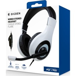 BIGBEN Cuffie stereo gaming V1 Bianche PS4/PS5