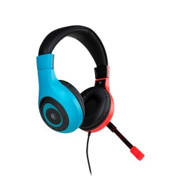 BIGBEN Cuffie stereo gaming V1 bicolor Rosso/Blu Switch