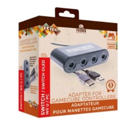 4 players Game Cube controller adapter to Wii U / SWITCH 1 and 2