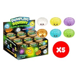 DUMPLING SQUISHY GLOW IN THE DARK Blind Box 12pz