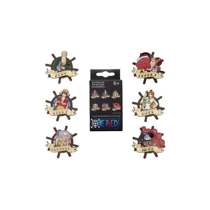 FUNKO Loungefly Mystery Pins - One Piece Mini Figures Tattoo 12pz