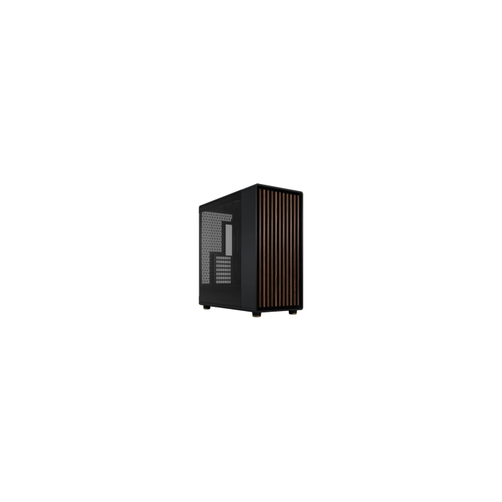 FRACTAL CASE MID TOWER NORTH XL RC CHARCOAL BLACK TG DARK MB connetto.