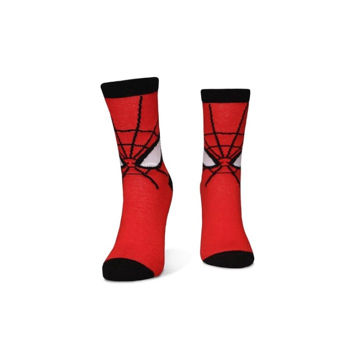 DIFUZED MARVEL SPIDER MAN : Calzini maschera unisex (39/42)