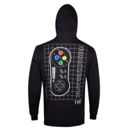 DIFUZED NINTENDO SNES CONTROLLER FELPA CON CAPPUCCIO S