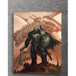 106721 - Doom the dark ages canvas poster concept art