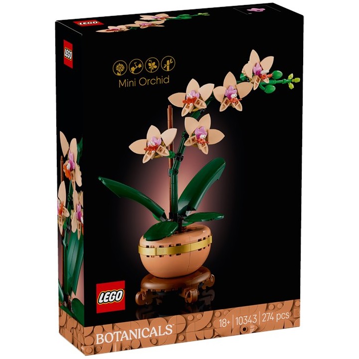 LEGO 10343 BOTANICALS - Mini-orchidea