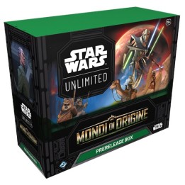 ASMODEE - STAR WARS UNLIMITED - MONDI DI ORIGINE - PRERELEASE BOX ITA.