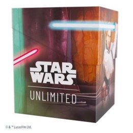 ASMODEE 6859 - STAR WARS UNLIMITED - CREPUSCOLO DELLA REPUBBLICA: SOFT CRATE OBI-WAN KENOBI/DARTH MAUL