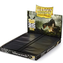 DRAGON SHIELD 16-Pocket Clear - Center Loader Pages Display (50 Pages)