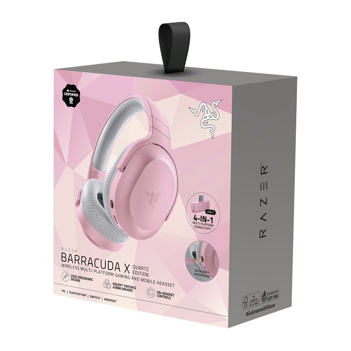 RAZER cuffie gaming Barracuda X - Quartz Pink