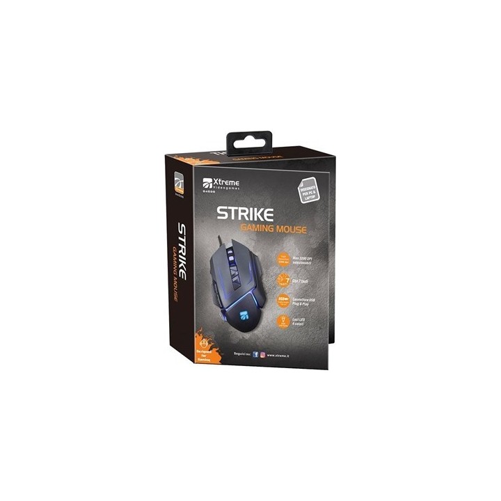 XTREME STRIKE GAMING MOUSE 3200 DPI 7 TASTI USB