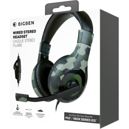 BIGBEN Cuffie stereo gaming V1 Camo Multipiattaforma