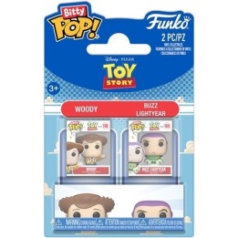 FUNKO Bitty POP 2-Pack Toy Story - Woody & Buzz Lightyear