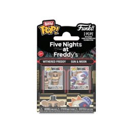 FUNKO Bitty POP 2-Pack Five Nights At Freddy's - Withered Freddy And Sun & Moon