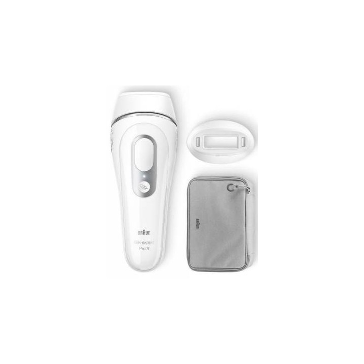 Braun Epilatore Elettrico Silk-Expert Pro 3 PL3020 Bianco/Grigio