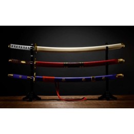 104127 One piece roronoa zoro 3 sword style proplica set