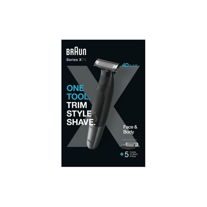 Braun Rasoio Elettrico Serie XT5100 Nero