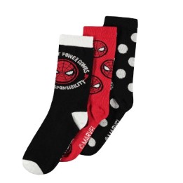 DIFUZED MARVEL SPIDER MAN : Set 3 paia Calzini unisex (39/42)