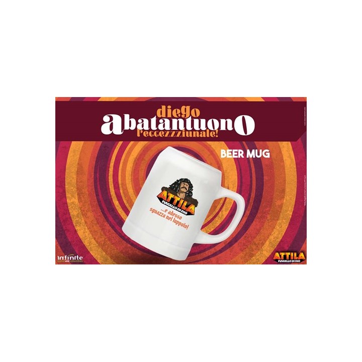 109677 - Diego Abatantuono Attila Exclusive Boccale da Birra
