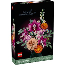 LEGO 10342 BOTANICALS - Bouquet di fiori rosa
