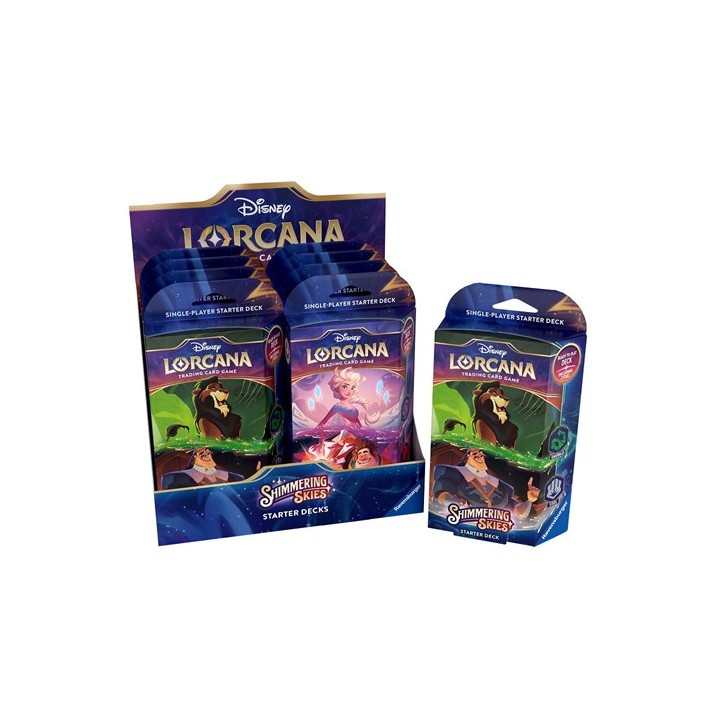RAVENSBURGER DISNEY: LORCANA - SET 5 SHIMMERING SKIES STARTER DECK DI.
