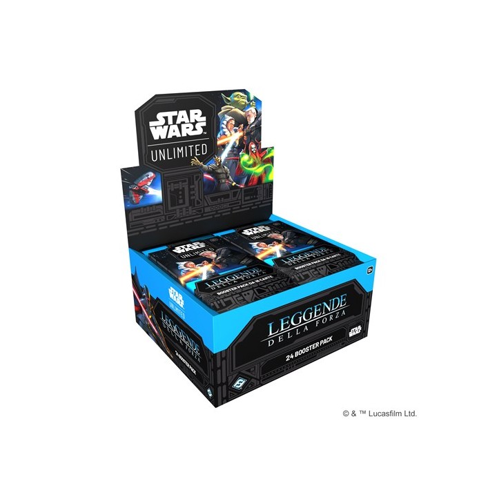 ASMODEE - STAR WARS UNLIMITED - LEGGENDE DELLA FORZA: BOOSTER IT (DIS.
