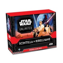 ASMODEE - STAR WARS UNLIMITED - BOX PRERELEASE SCINTILLA DI RIBELLION.