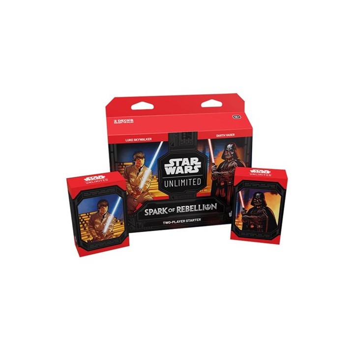ASMODEE - STAR WARS UNLIMITED - STARTER SET SPARK OF REBELLION - ING