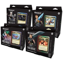 Magic: The Gathering - Final Fantasy Commander Decks Display (4 mazzi.