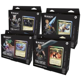 Magic: The Gathering - Final Fantasy Commander Decks Display (4 mazzi.