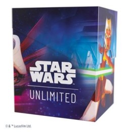ASMODEE 6858 - STAR WARS UNLIMITED - CREPUSCOLO DELLA REPUBBLICA: SOFT CRATE AHSOKA TANO/GENERAL GRIEVOUS