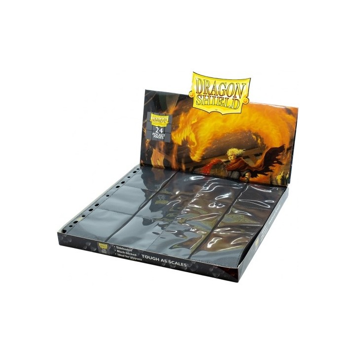 DRAGON SHIELD 24-Pocket Pages Display (50 Pages)