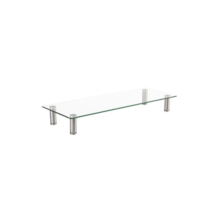ROLINE STAND PER MONITOR IN VETRO, CON PIEDINI METALLICI AGGIUSTABILI