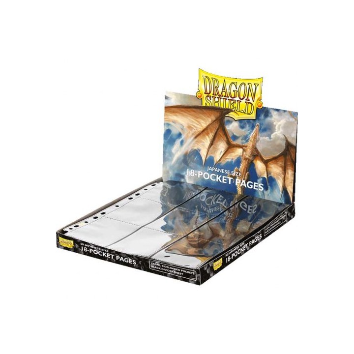 DRAGON SHIELD 18-pocket pages Japanese size (50)