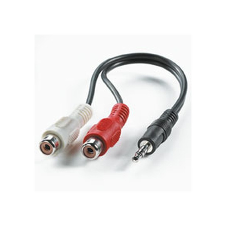 VALUE CAVO STEREO JACK 3.5MM (M) - CINCH (2X M), 0.2M
