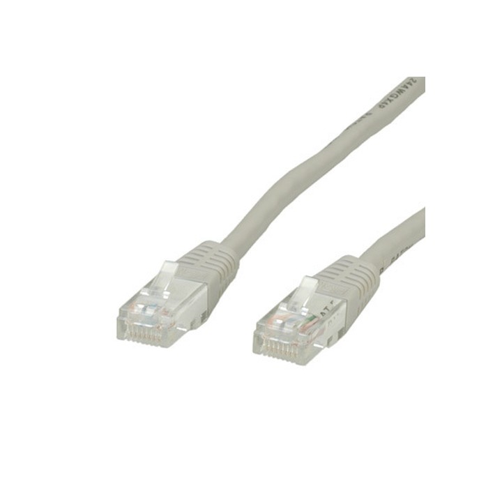 VALUE CAVO DI RETE UTP PATCHCORD CAT.6/CLASS E, GRIGIO, 1M