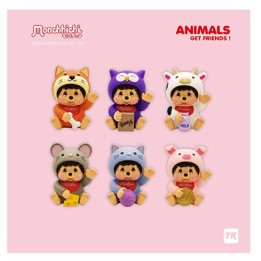 ABYSTYLE - MONCHHICHI - BLIND BOX - Animal 6 pz