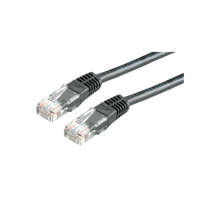 VALUE CAVO UTP PATCHCORD CAT.6/CLASS E, BLACK, 1M