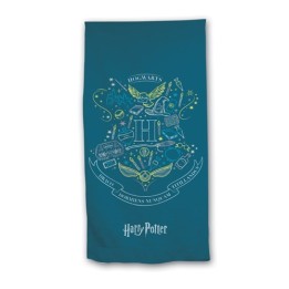 HARRY POTTER - Asciugamano / Telo mare "Hogwarts Crest" (70 x 140cm)