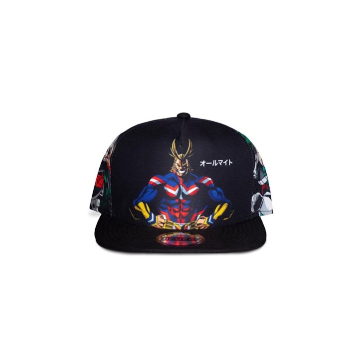 DIFUZED MY HERO ACADEMIA - CAPPELLO SNAPBACK - ALL MIGHT , DEKU & KATSUKI