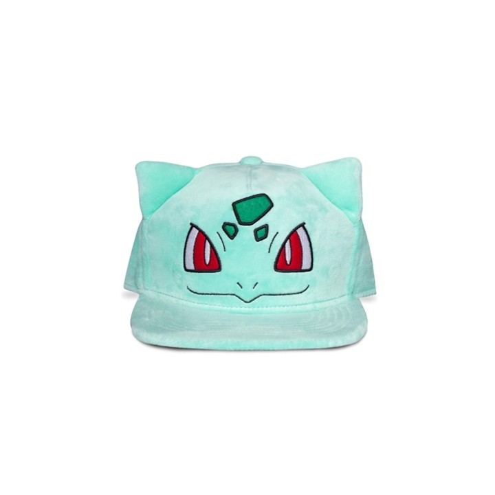 DIFUZED POKEMON : CAPPELLO BULBASAUR IN PELUCHE CON ORECCHIE