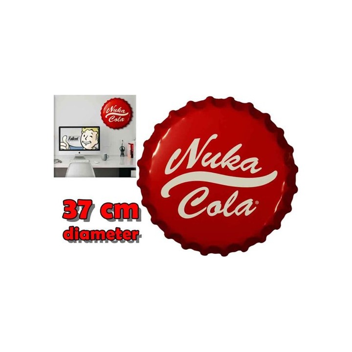 99393 - Fallout Tin Sign Nuka-Cola Bottle Cap