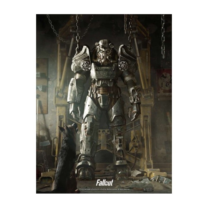 104499 - Litografia dell'armatura potenziata di Fallout