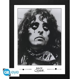 ABYSTYLE ALICE COOPER - Poster incorniciato: "Black and White Photo"..