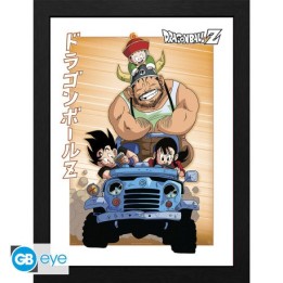 ABYSTYLE DRAGON BALL - Poster incorniciato: "Family Road Trip" (30x40)