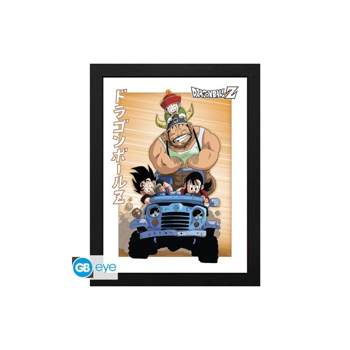 ABYSTYLE DRAGON BALL - Poster incorniciato: "Family Road Trip" (30x40)