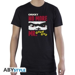 ABYSTYLE CHILD'S PLAY : CHUCKY - T-shirt "No more Mr good guy" taglia.