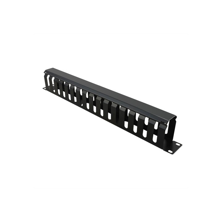 VALUE PIASTRA GESTIONE CAVI, 40X60MM, NERO