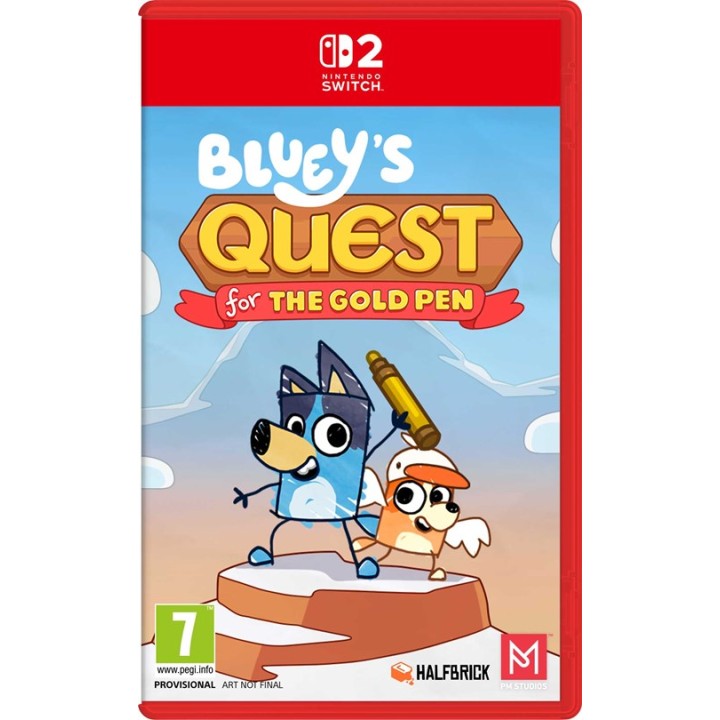 Bluey's Quest for the Gold Pen