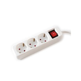 VALUE POWER STRIP, 3X, CON INTERRUTTORI, BIANCO, 3M, SHUKO